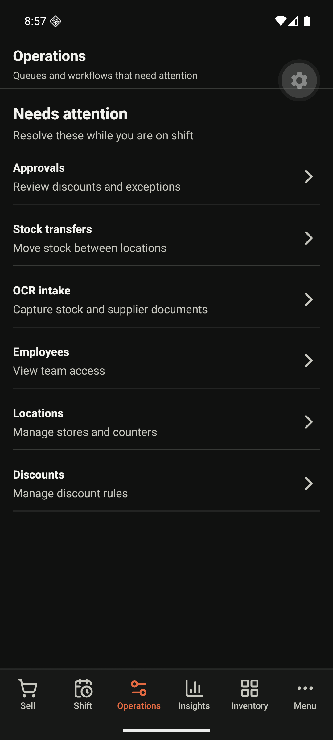 Operations hub